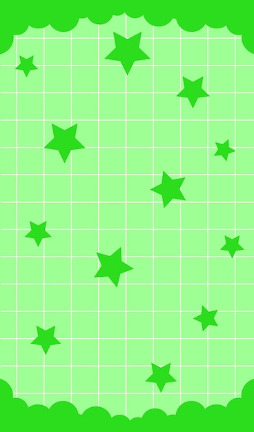 Rejilla de fondo con estrellas Vector