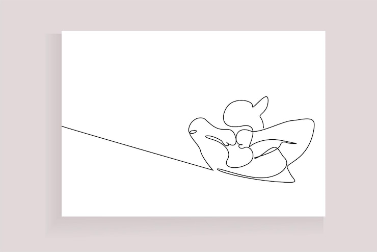 Vector relájese, hombre fresco, siesta, sala de estar, línea de casa.
