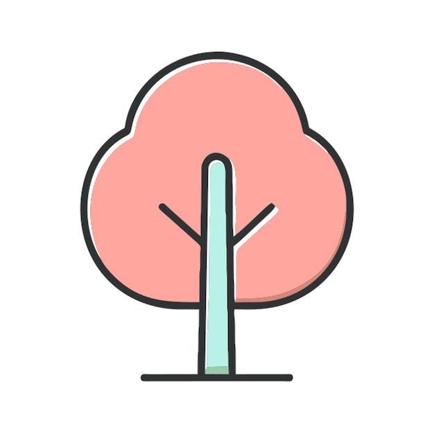 rellenar el icono de desplazamiento del árbol