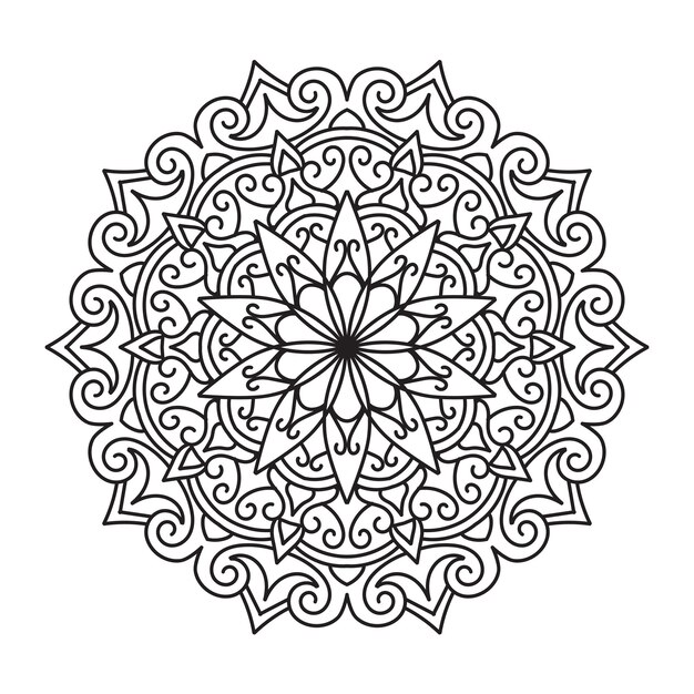 Rellenar páginas de color mandala