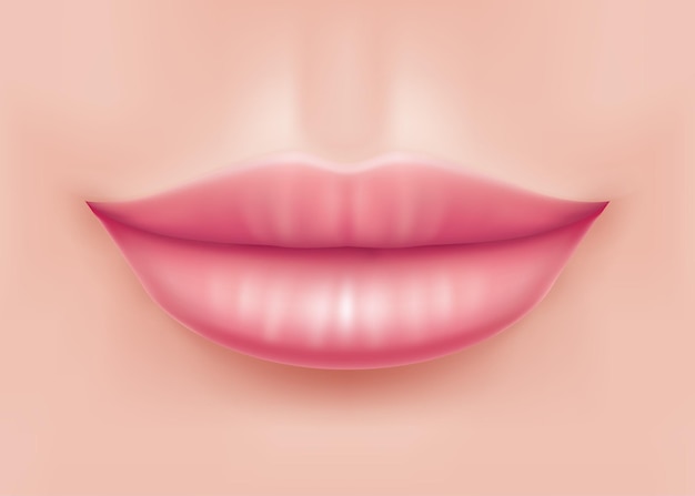 Relleno de realce de labios en cosmetología gel de ácido hialurónico inyección de botox labios