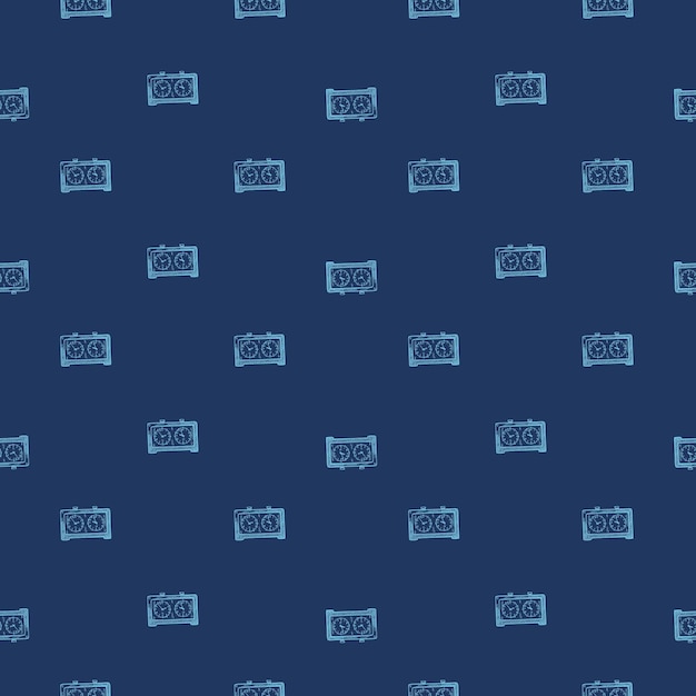 Reloj de ajedrez grabado de patrones sin fisuras Reloj retro para juego de ajedrez en estilo dibujado a mano Textura de boceto para papel tapiz de tela título de impresión textil papel de regalo Ilustración vectorial
