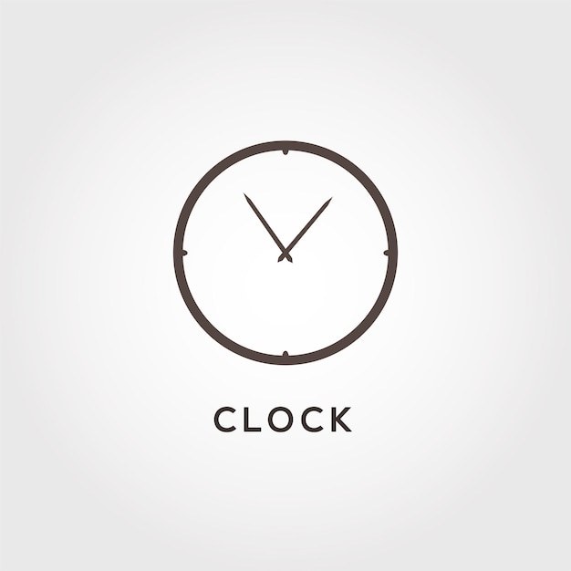 reloj analógico de pared y hora