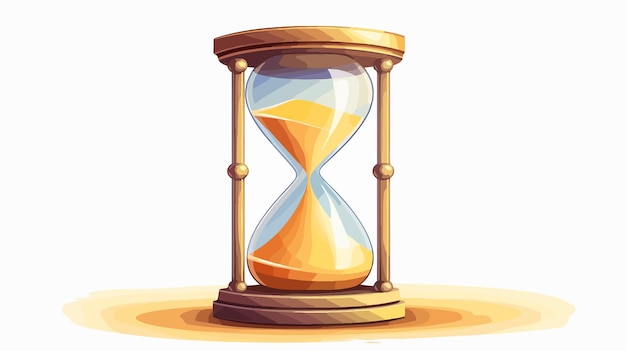 El reloj de arena que se agota simboliza la presión de la fecha límite