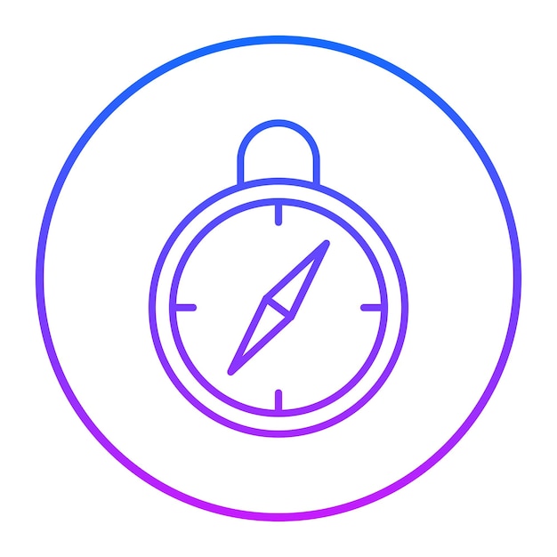 un reloj azul y rosa con un borde azul y rosa