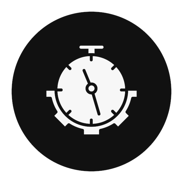 un reloj blanco y negro con una cara blanca y un fondo negro