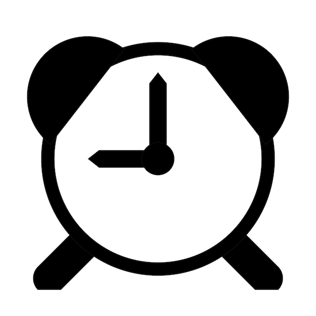 un reloj blanco y negro con una cara negra y un borde negro