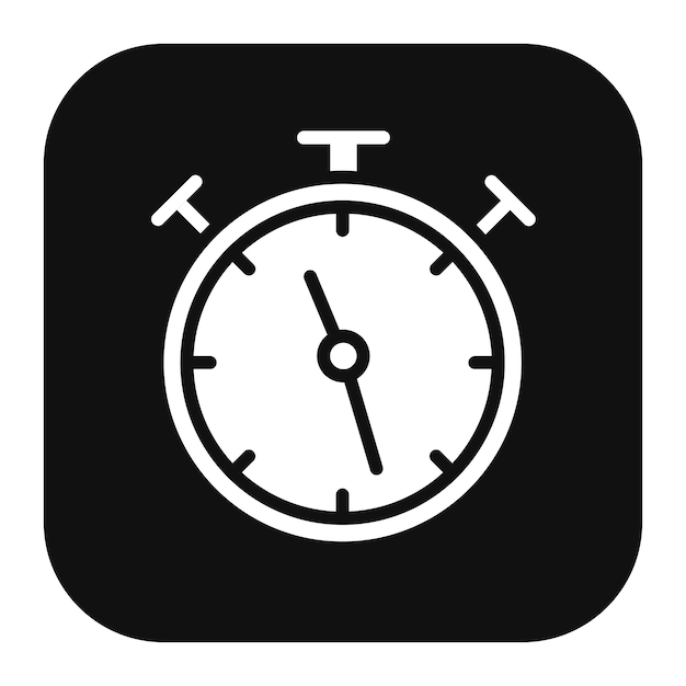 un reloj blanco y negro que dice que es la hora de las tres
