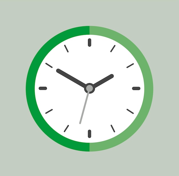 reloj colorido con tiempo