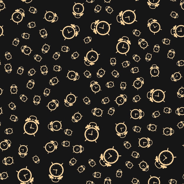 Reloj de despertador de lujo de moda diseño útil magnífica ilustración vectorial abstracta obra de arte