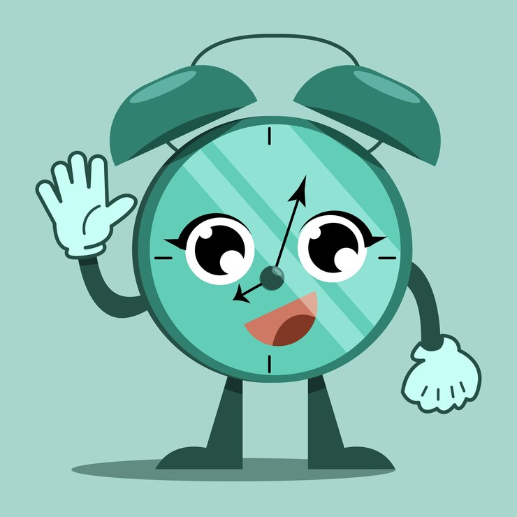 El reloj de dibujos animados groovy