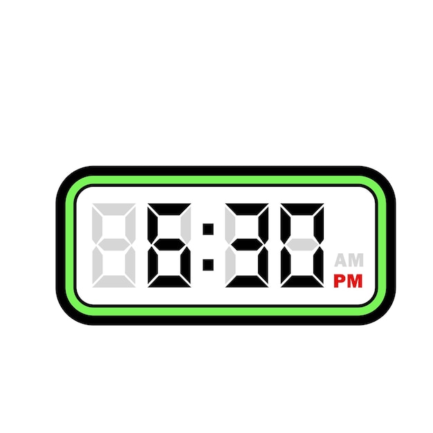 Reloj digital Mostrar en