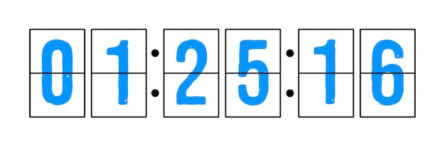 Un reloj digital que muestra la hora