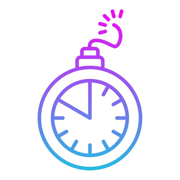 un reloj con un diseño azul y rosado en él y una mano azul y rosada en la cara