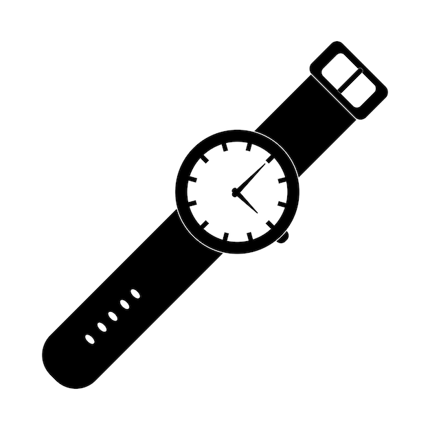 Reloj icono logo vector plantilla de diseño