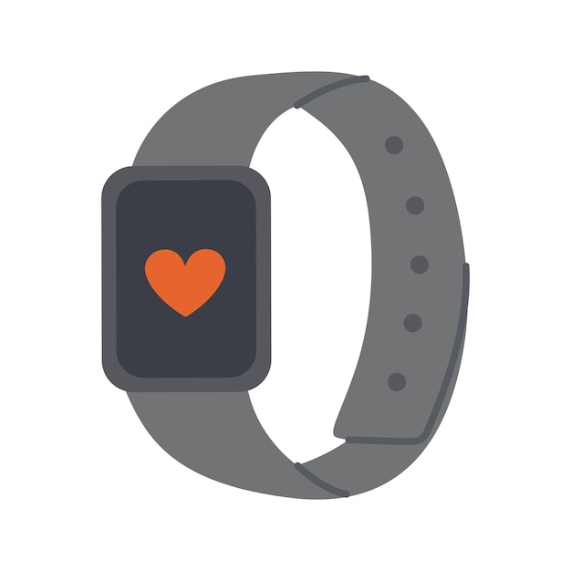 Reloj inteligente con corazón de pulso en la pantalla pulsera de fitness gadget electrónico para correr deportes
