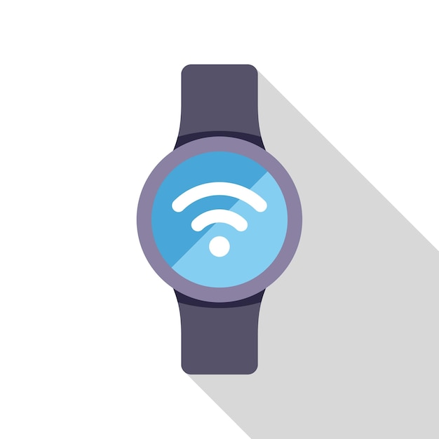 Reloj inteligente que muestra el icono del símbolo de conexión wifi