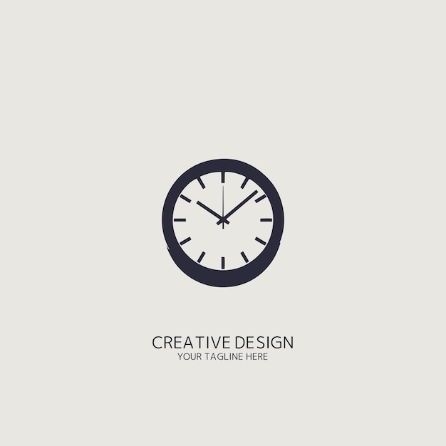 reloj logo vector