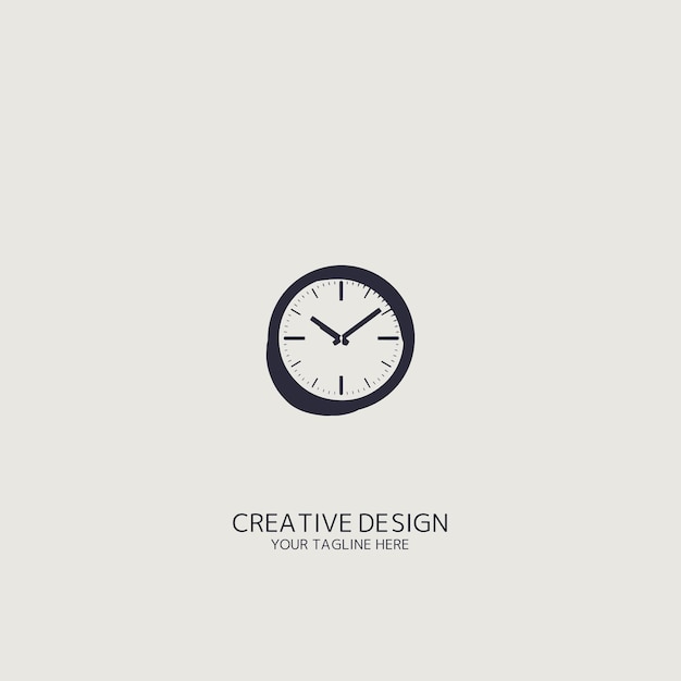 reloj logo vector