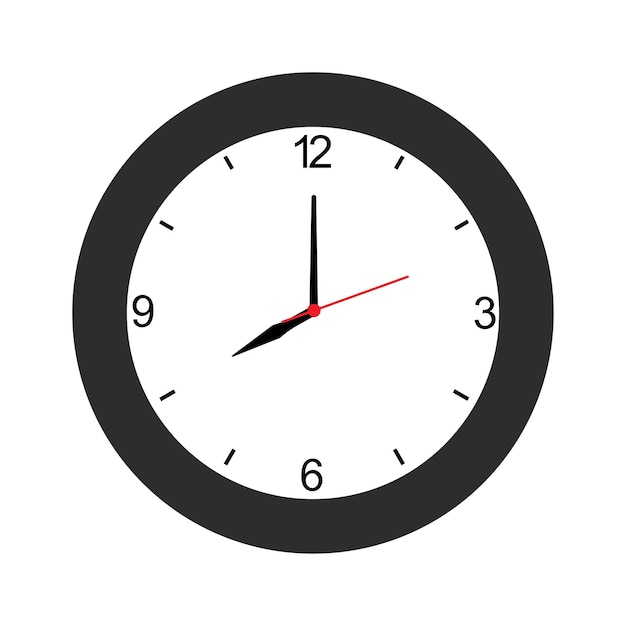 reloj, logotipo, vector