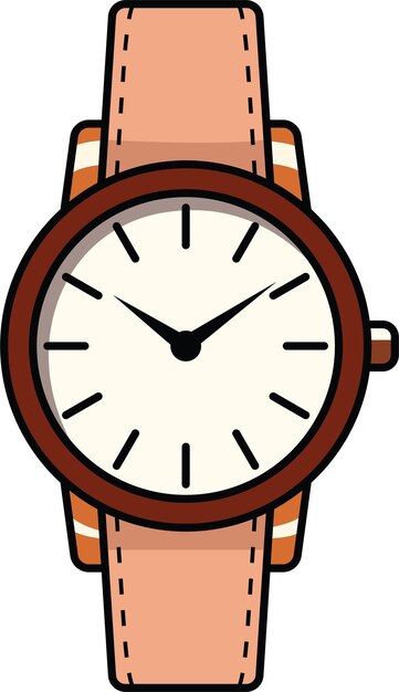 Reloj de muñeca analógico clásico