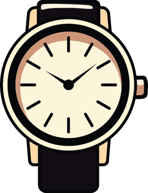 Reloj de muñeca analógico clásico