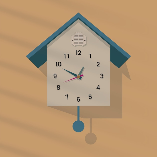 Reloj Pared Clasico Ilustraciones vectoriales y clip art 3d