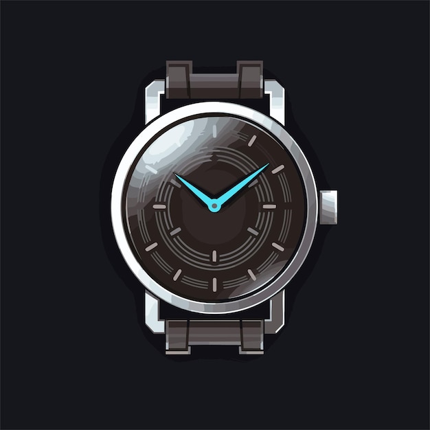 Vector reloj de pulsera icono de dibujos animados ilustración reloj reloj de dibujos animados objeto icono concepto aislado