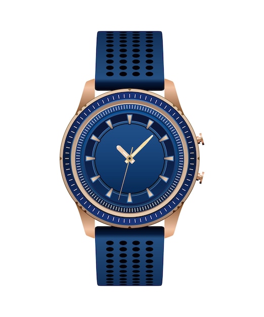 reloj de pulsera realista