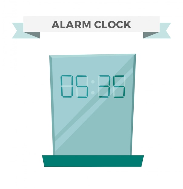 Reloj reloj alarma icono ilustración