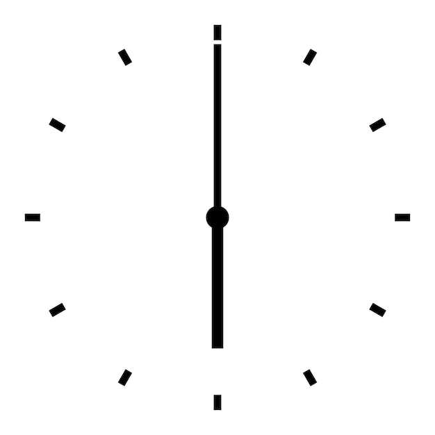 reloj a las seis