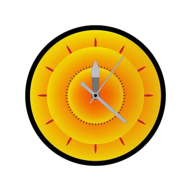 Vector reloj de tiempo