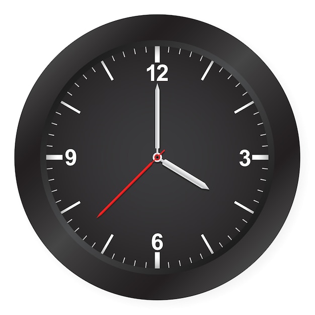 Vector reloj vectorial 4