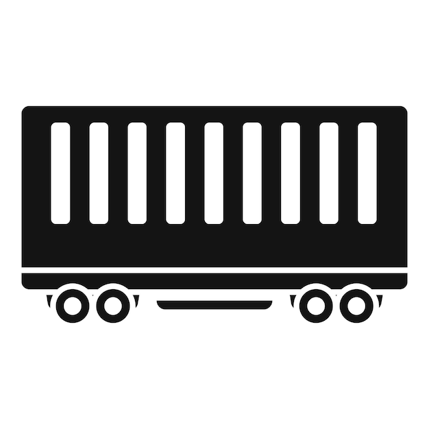 Remolque de contenedor de carga que entrega mercancías para la industria de la logística y el transporte
