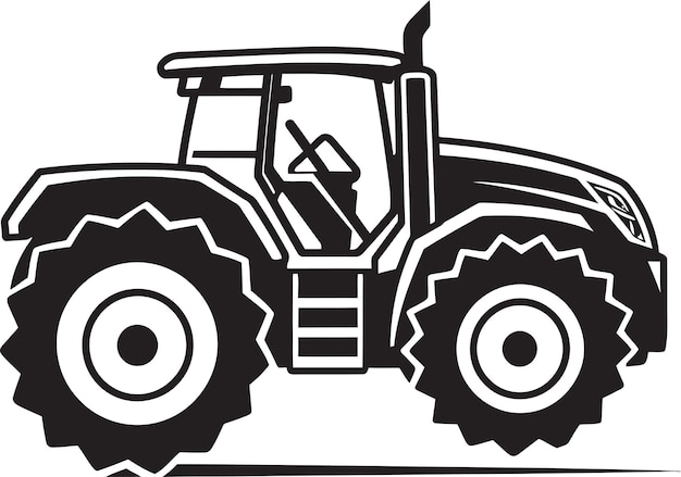 Renderización vectorial de las maravillas mecánicas Traktor