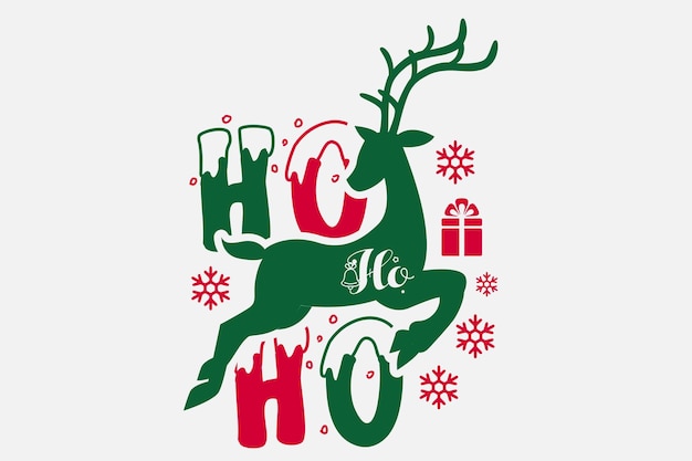 El reno de Navidad Ho Ho