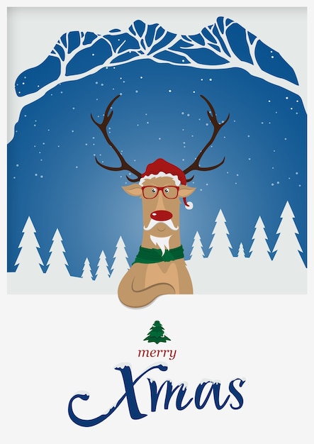 Reno navideño para vacaciones navideñas