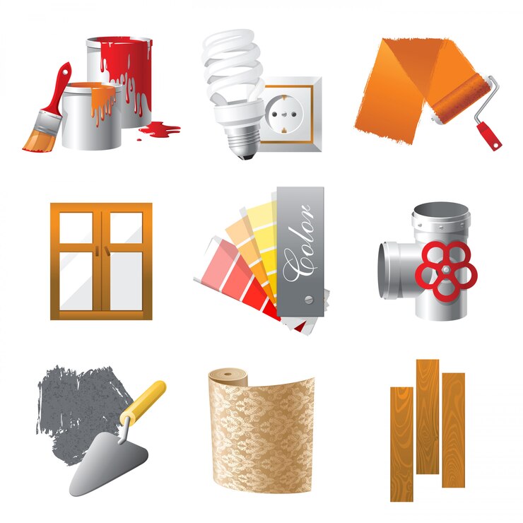Vector reparar iconos