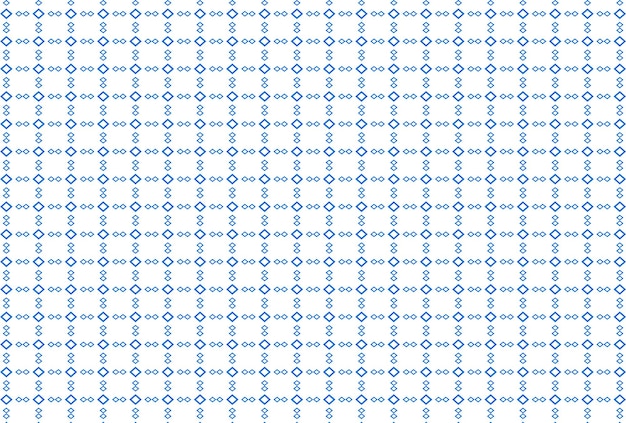 Repetición de las formas geométricas azules