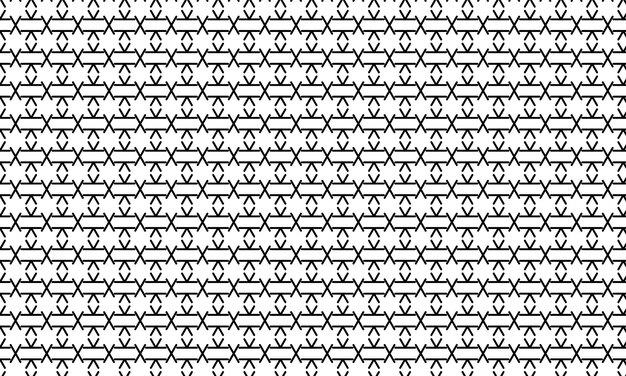 Repita la plantilla de línea horizontal y el fondo del patrón Diseño de vectores creativos
