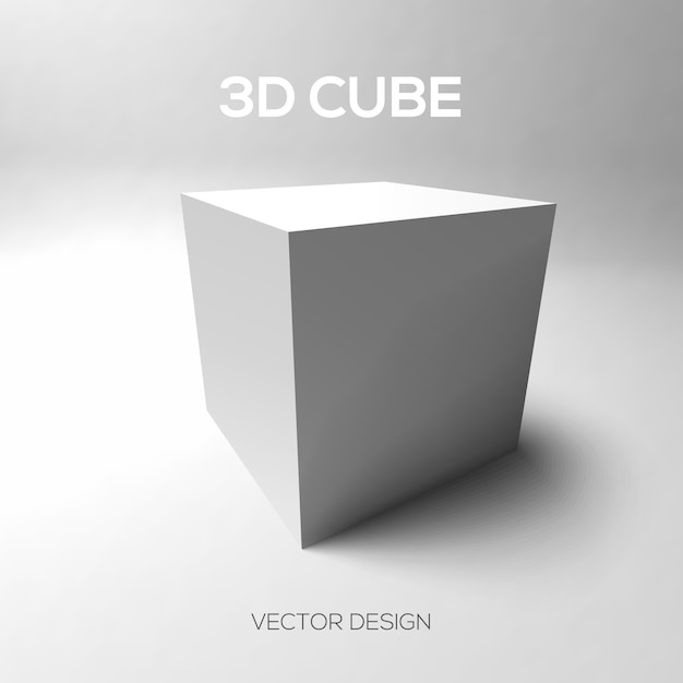 Representación de cubo 3D