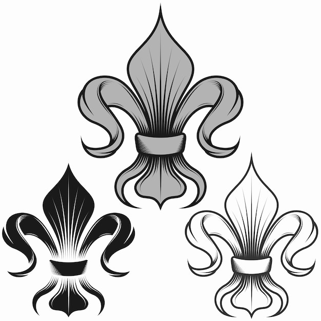 Representación de la flor de lis