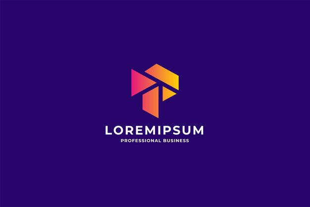 Reproducir el logotipo de la letra P