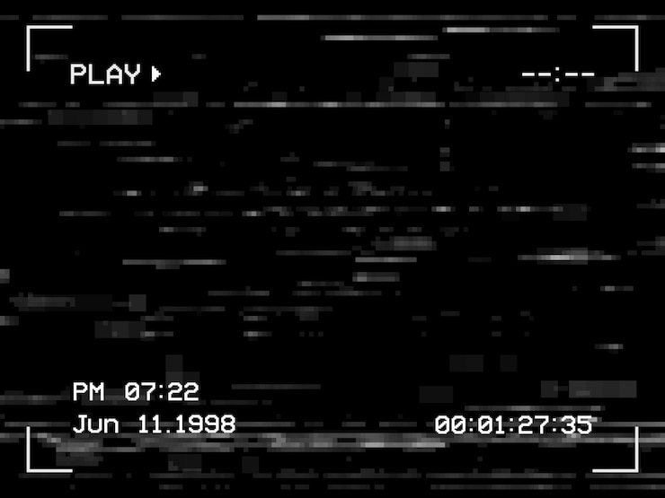 Vector reproducir ruido y fallo de fondo de pantalla de tv