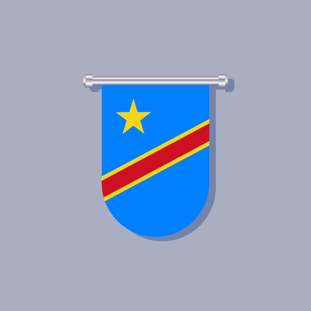 República democrática del congo bandera