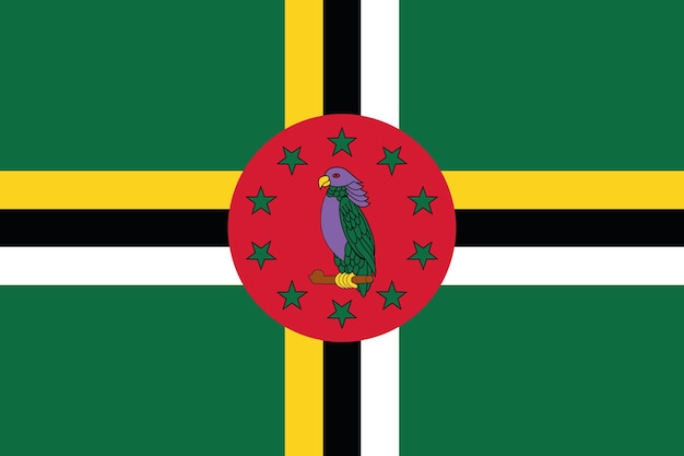 Vector república nacional de dominica