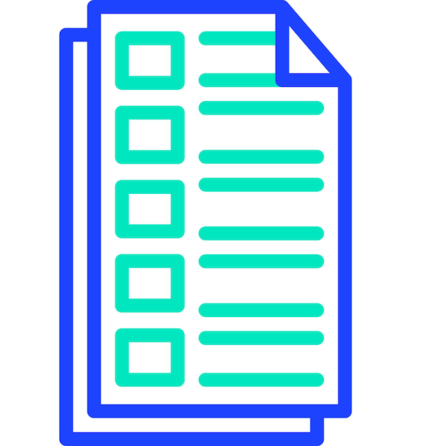 Requisitos Ilustración del diseño del icono vectorial
