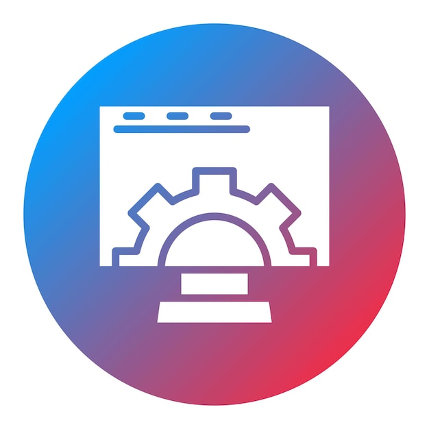 Requisitos del sistema Imagen vectorial del icono Se puede utilizar para el desarrollo de juegos