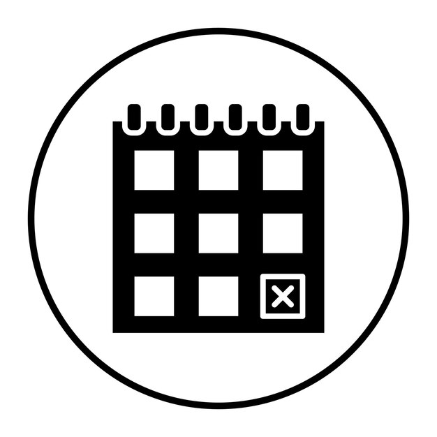 Reserva Cancelar la ilustración vectorial