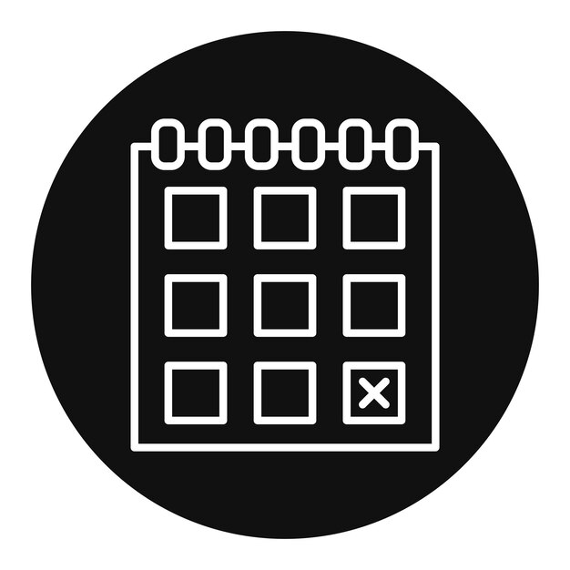 Reserva Cancelar la ilustración vectorial